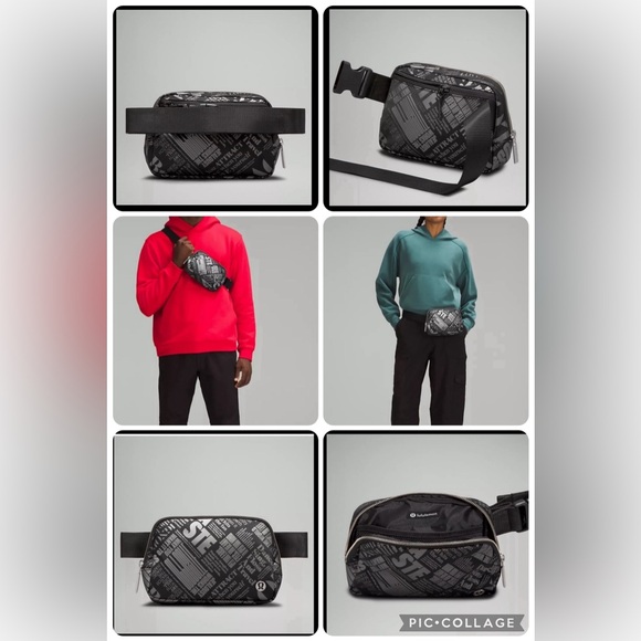 🍋 Lululemon NWT Unisex Everywhere Belt Bag *Manifesto Print - 1L - Picture 1 of 12